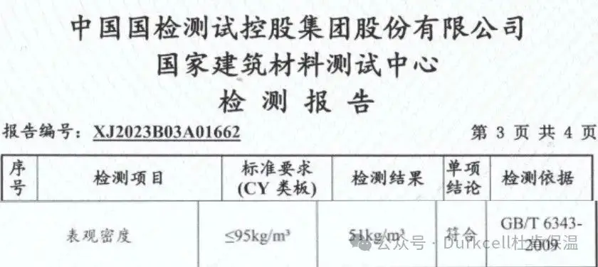 杜肯柔性泡沫橡塑表观密度检测